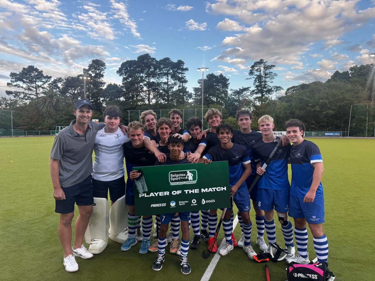 Bridge House Boys’ Hockey Goals for Dalabuhle Primary School